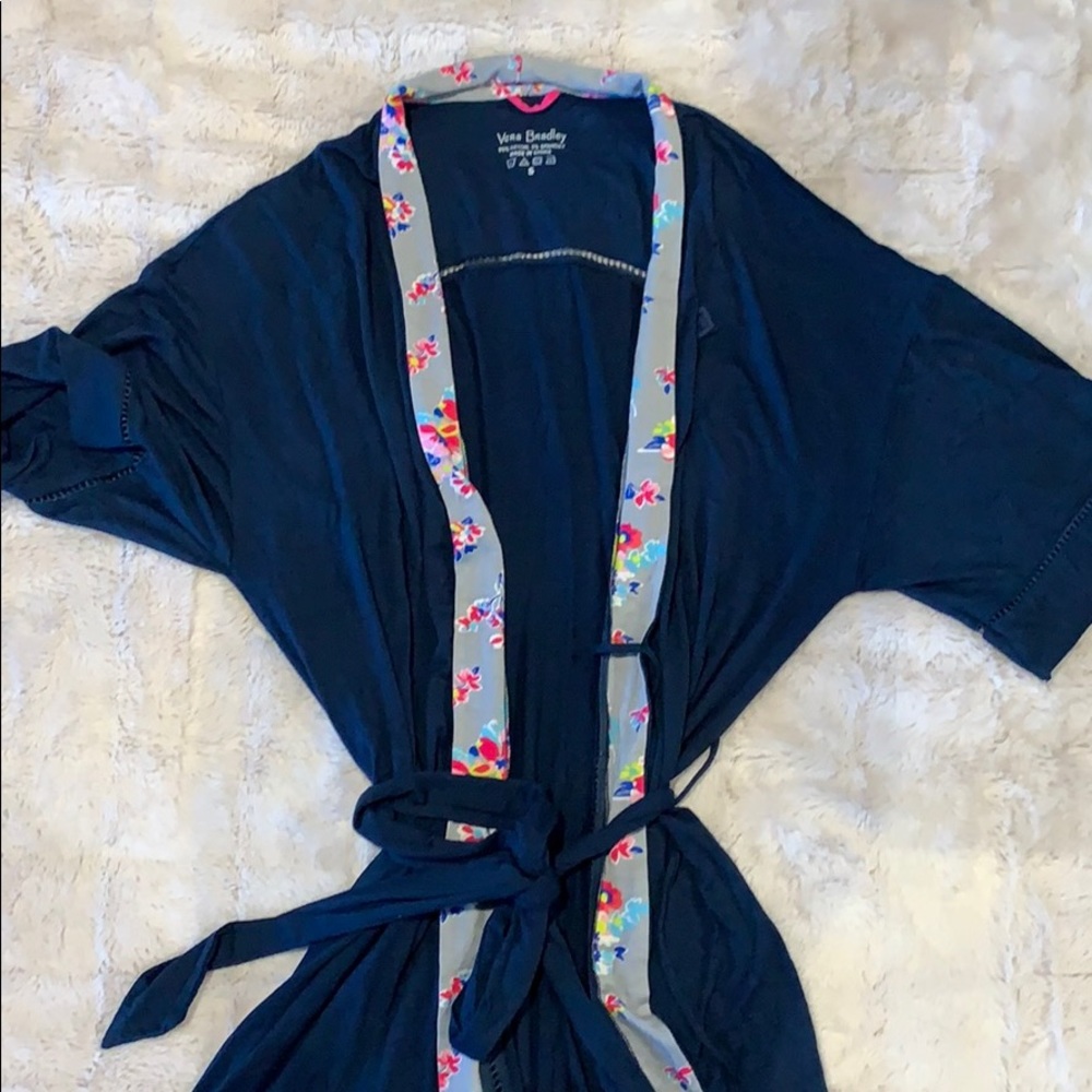 Vera Bradley short sleeve bath robe small